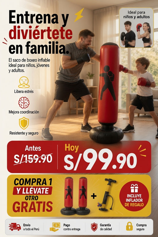 SACO INFLABLE DE BOX